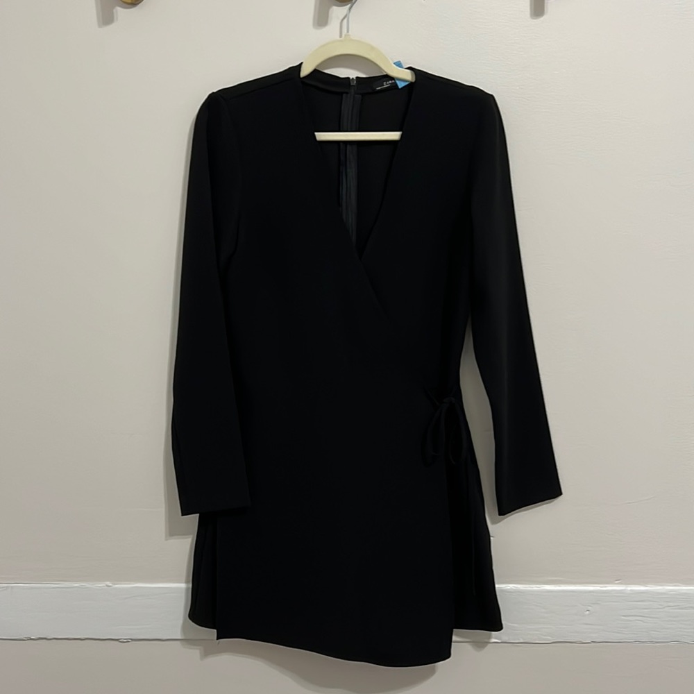 ZARA BLACK ROMPER DRESS : SIZE SMALL (LIKE NEW!)